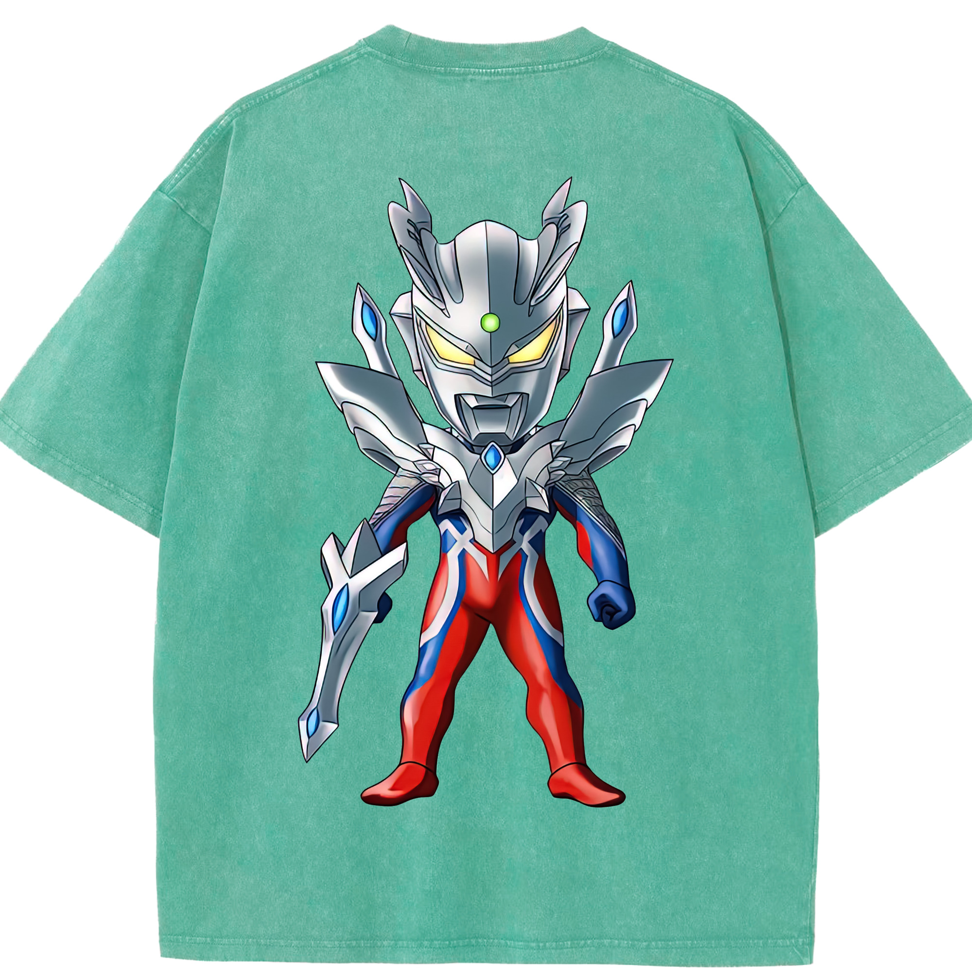 （画像用） ウルトラマン Ultraman 綿100% ヴィンテージ風 半袖Tシャツ（背面プリント）